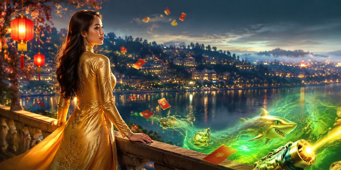 Người dùng Đà Lạt trải nghiệm game bắn cá trực tuyến trong trang phục áo dài truyền thống