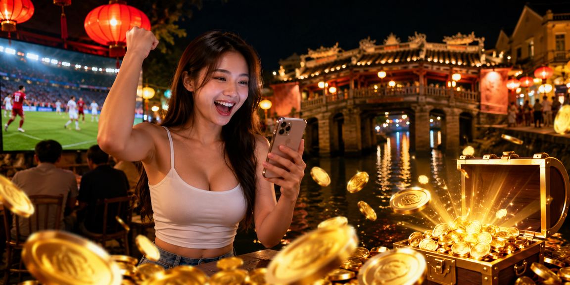 Du khách và người dân Hội An đăng ký nhận thưởng game mới tại chợ đêm