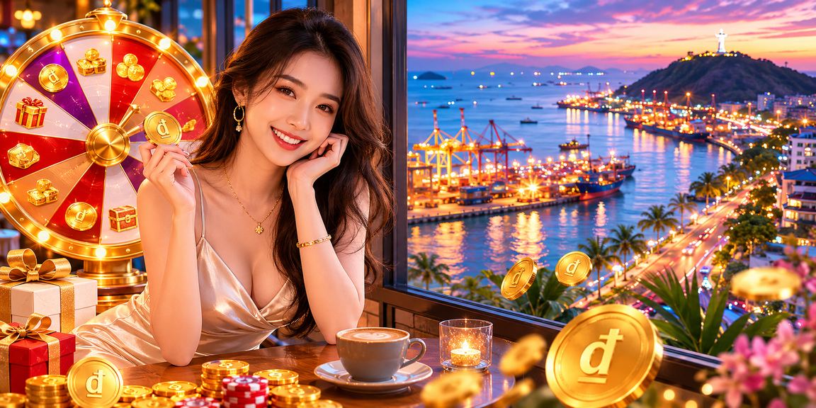 Người dùng Vũng Tàu chơi Roulette trực tuyến bên ly cà phê buổi tối